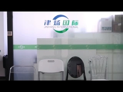 6フィート 8フィート プラスチック折りたたみテーブルと椅子 直角型10人 白いプラスチックテーブルチェア